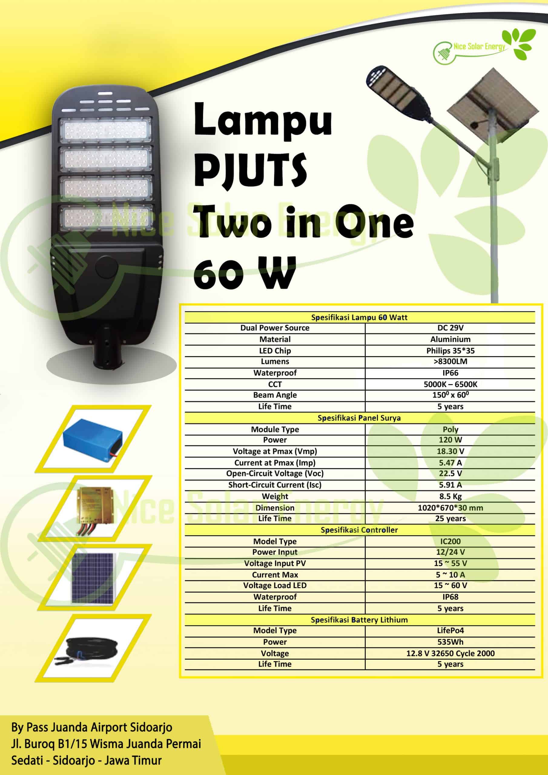 PJUTS Two in one 60W