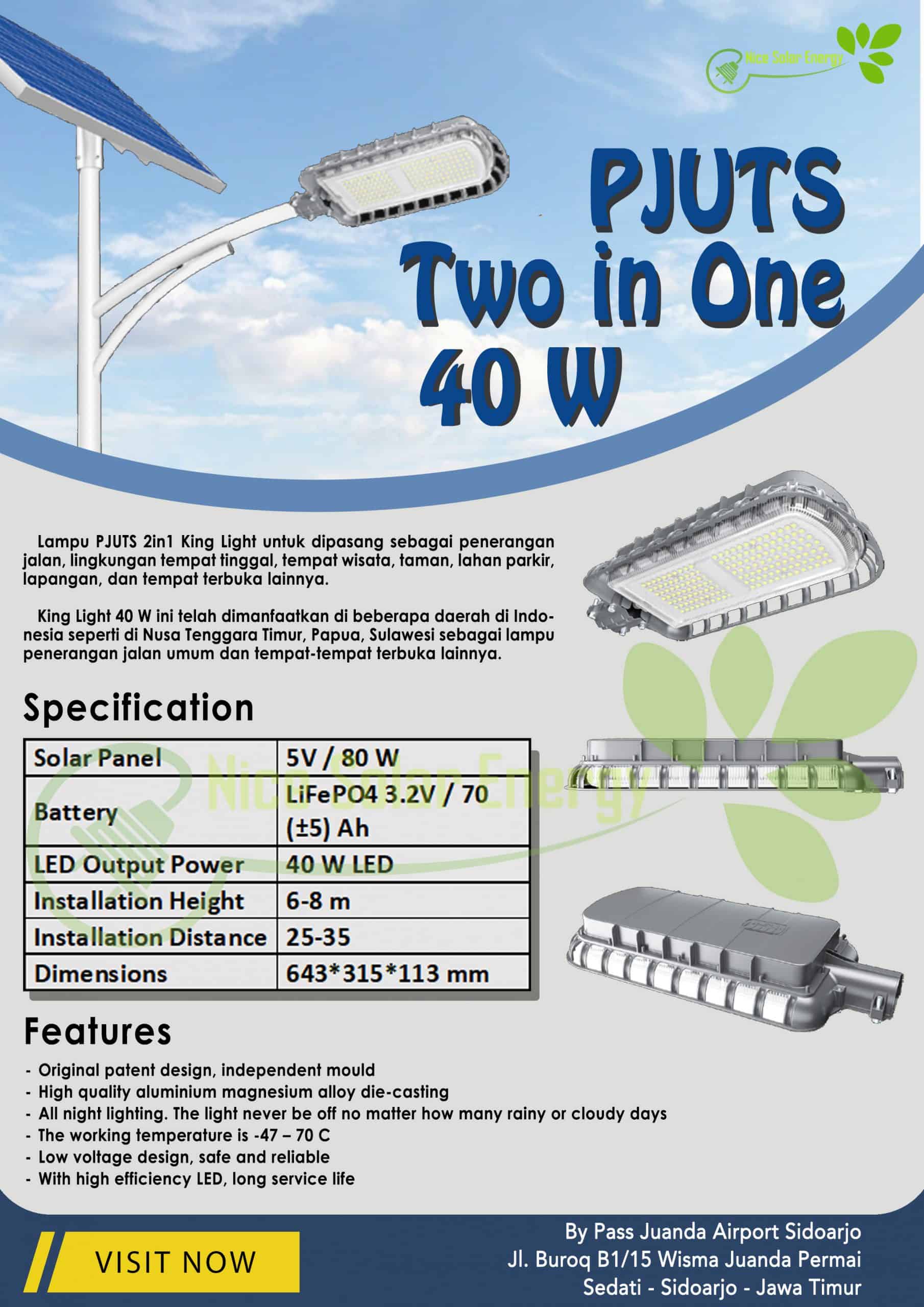 PJUTS Two in one 40W